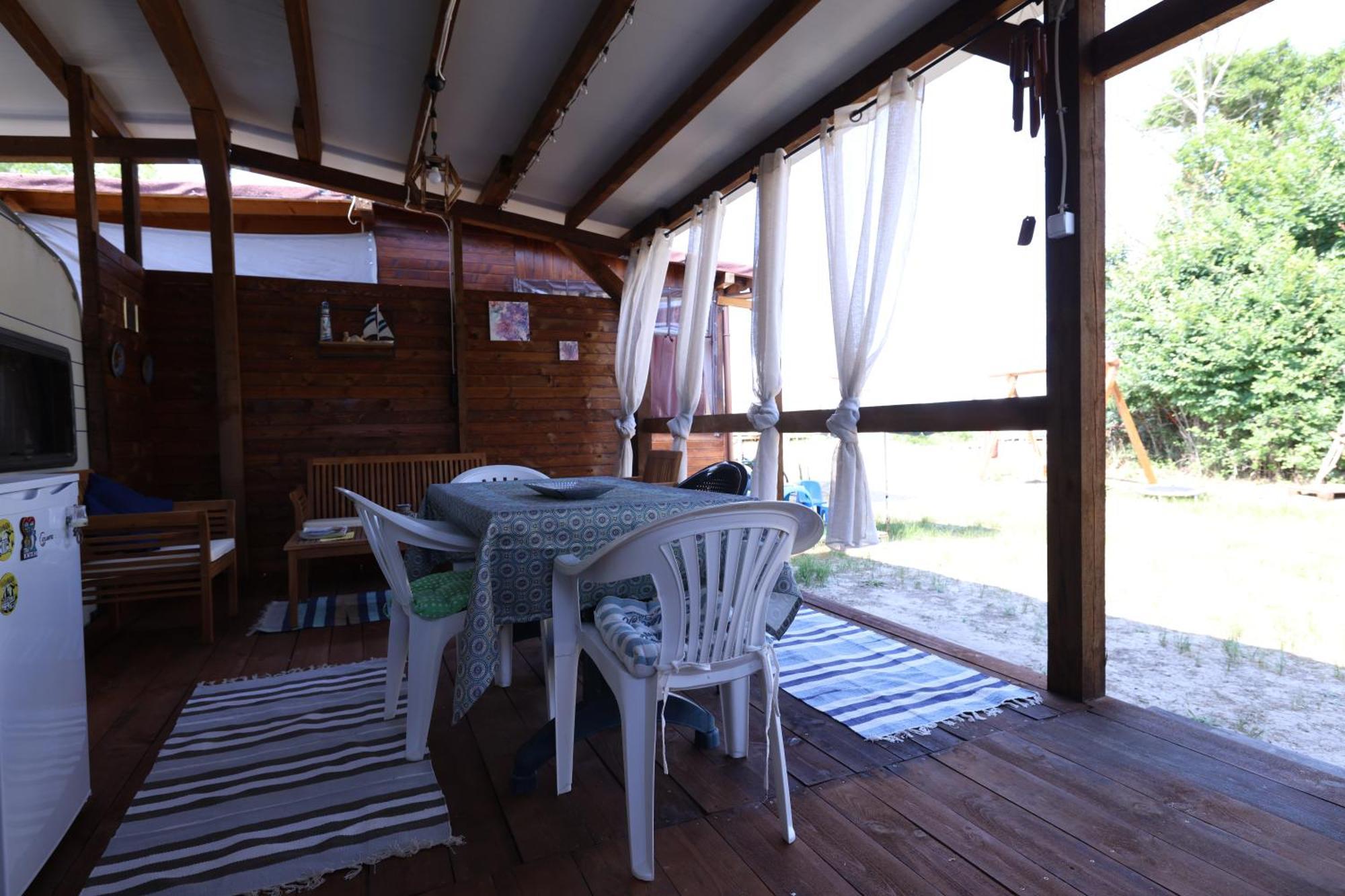Sea Caravan On The Beach Naousa Dış mekan fotoğraf